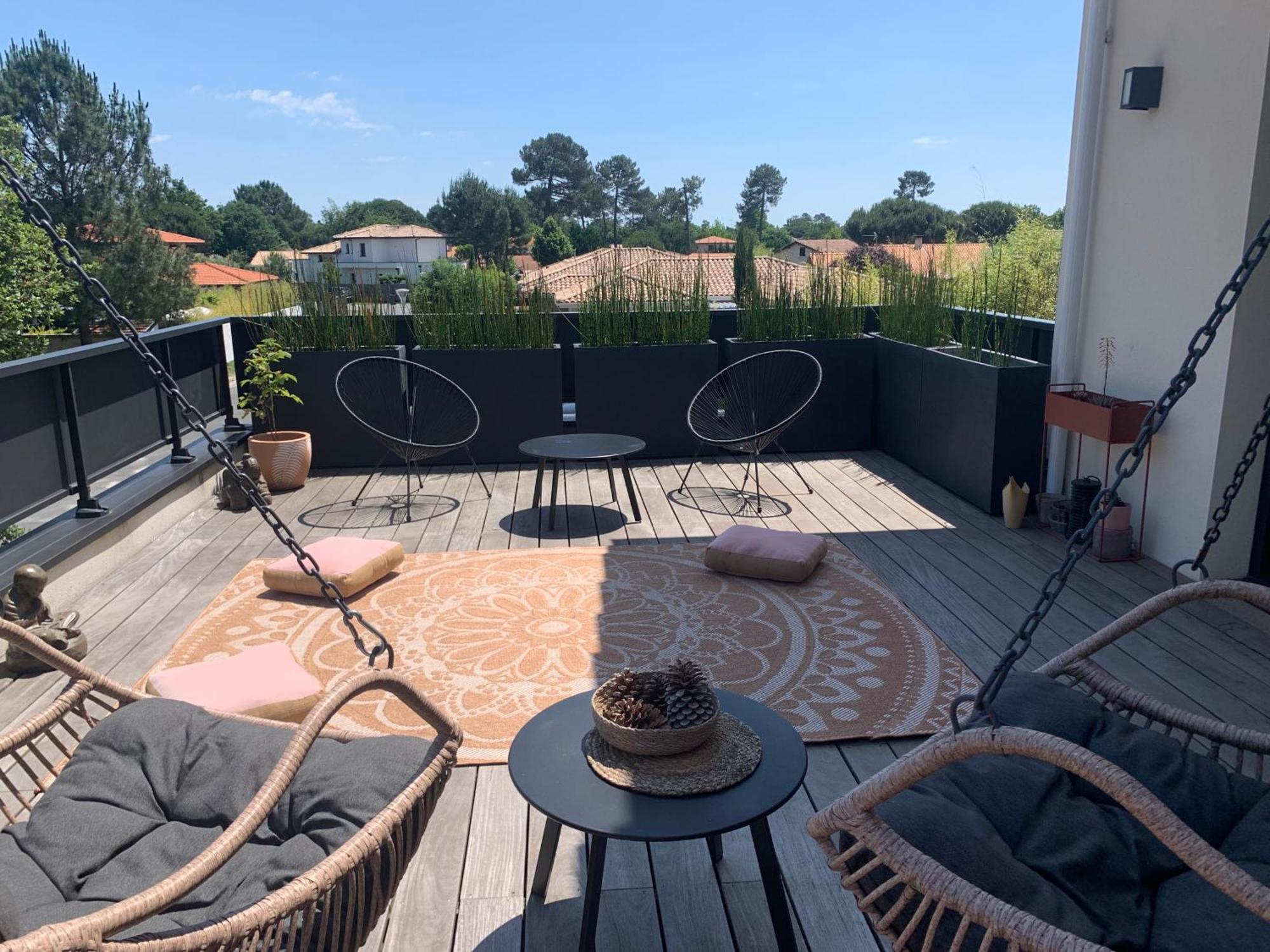 La Villa Des Trois Pins Andernos-les-Bains Bagian luar foto